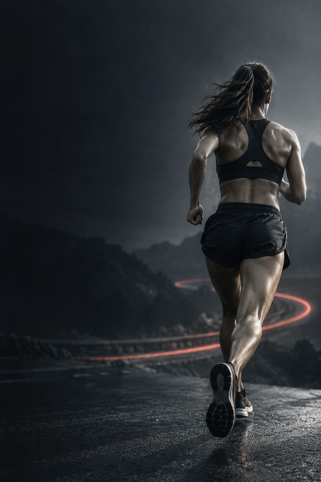 Atleta in corsa
